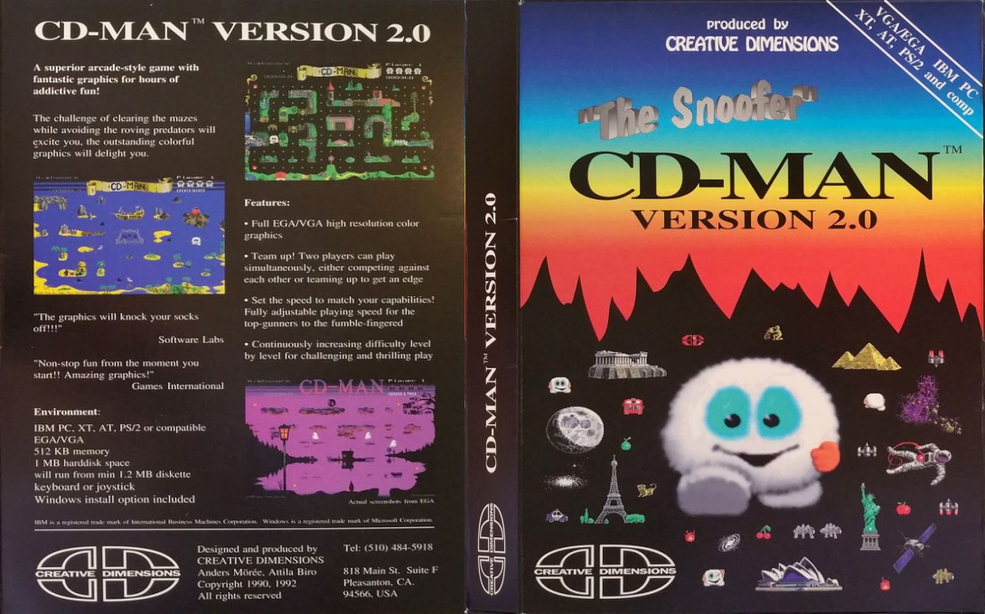 Cd-man Version 2.0 — box-texture (US)