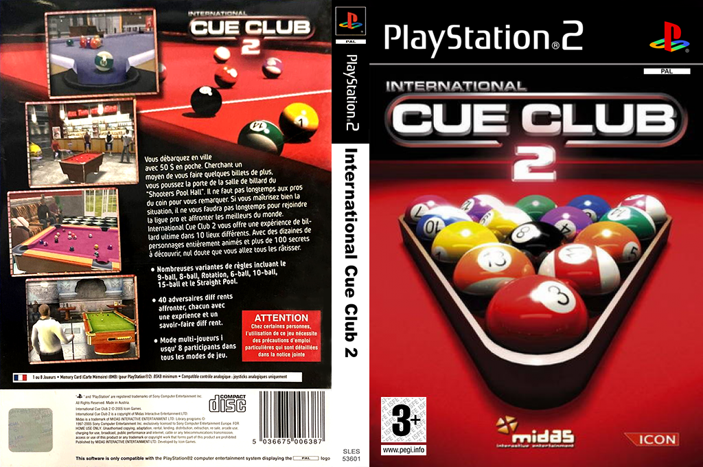 International Cue Club 2 — box-texture (FR)