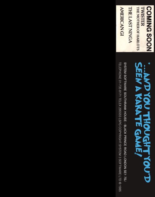 International Karate — box-2D-back (EU)