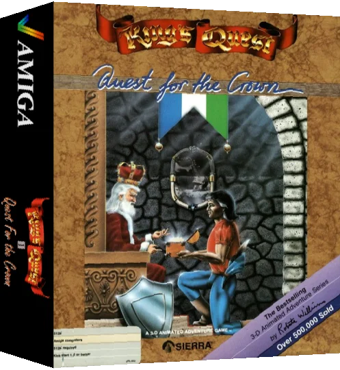 King's Quest - Quest for the Crown — box-3D (WOR)