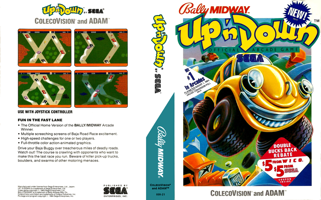 Up 'n Down — box-texture (US)