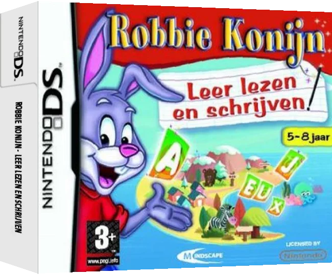 Robbie Konijn - Leer Lezen en Schrijven — box-3D (EU)