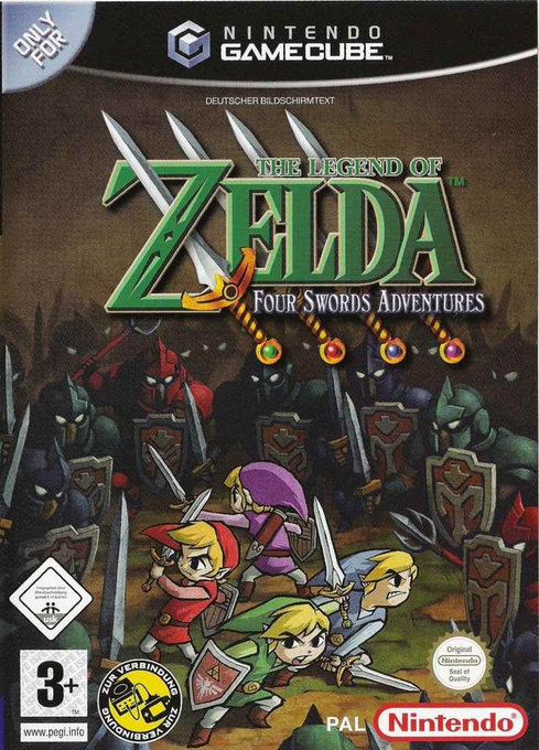 Legend of Zelda, The - Four Swords Adventures — box-2D (DE)