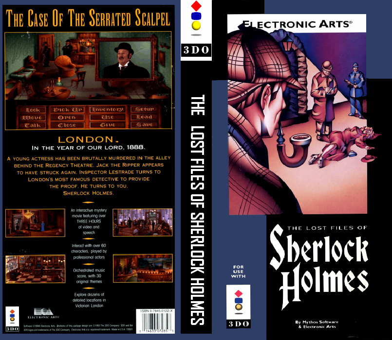 Lost Files of Sherlock Holmes, The — box-texture (US)