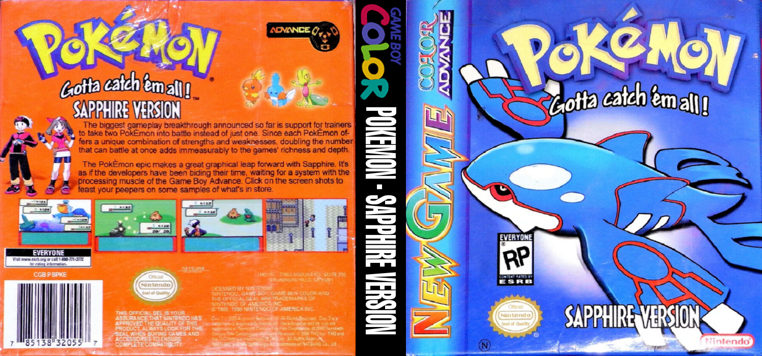 Pokemon - Sapphire Version — box-texture (US)