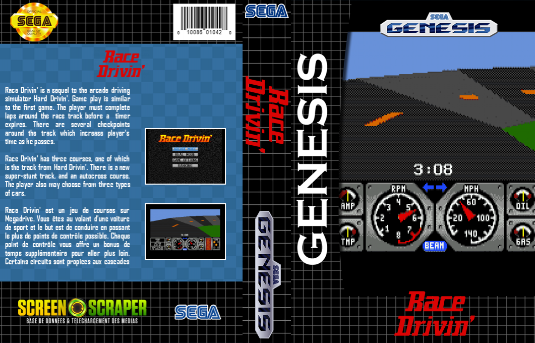 Race Drivin' — box-texture (SS)
