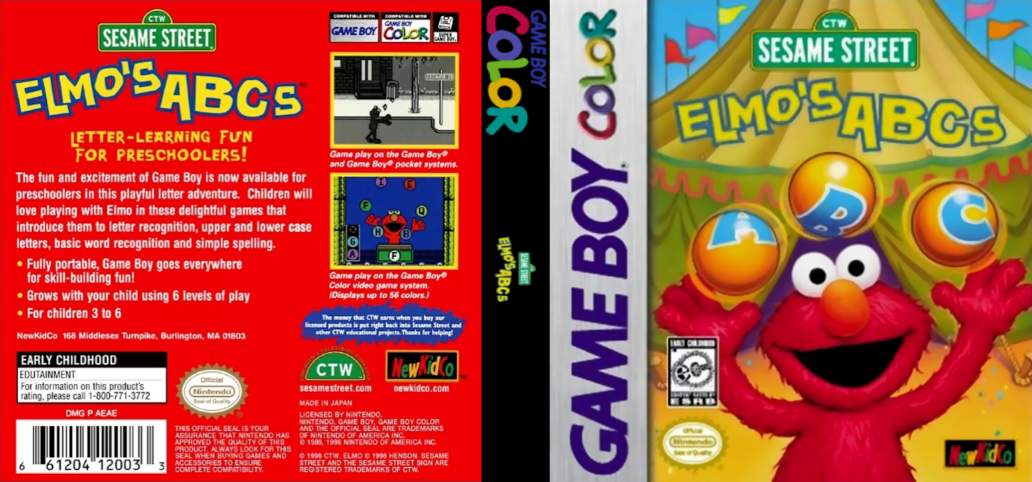 Elmo's ABCs — box-texture (US)