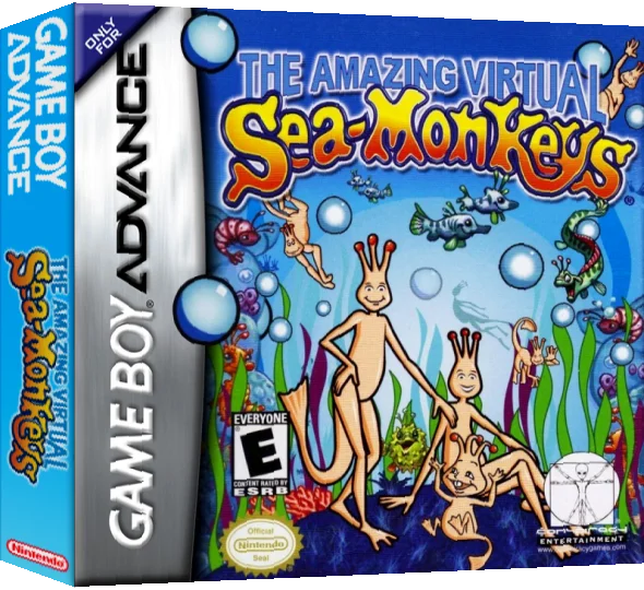 Amazing Virtual Sea-Monkeys, The — box-3D (US)