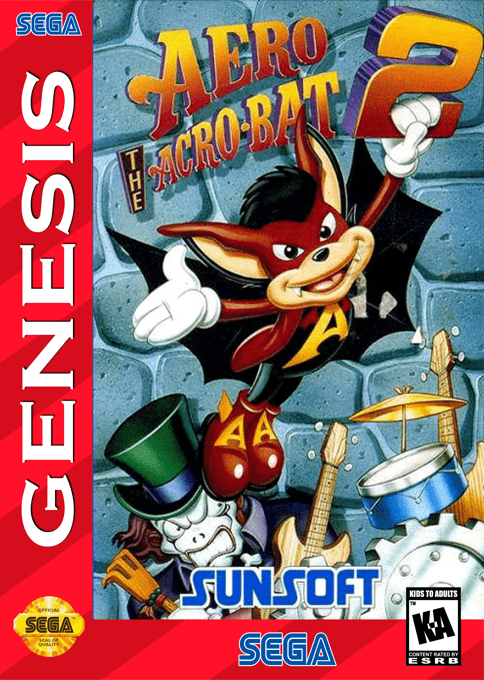 Aero The Acro-bat 2 box art