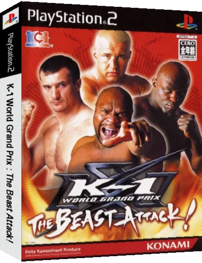 K-1 World Grand Prix - The Beast Attack! — box-3D (JP)