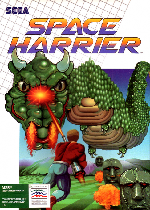 Space Harrier box art