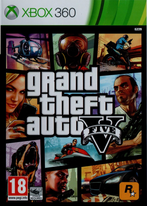 Grand Theft Auto V box art