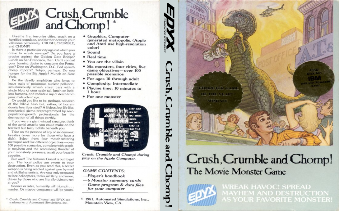 Crush, Crumble And Chomp! — box-texture (US)