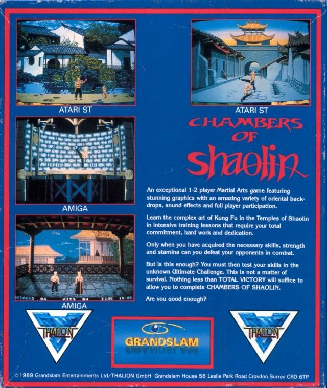 Chambers of Shaolin — box-2D-back (CUS)