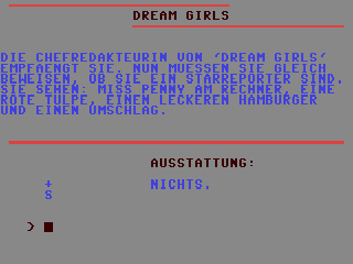 Dream Girls — ss (WOR)