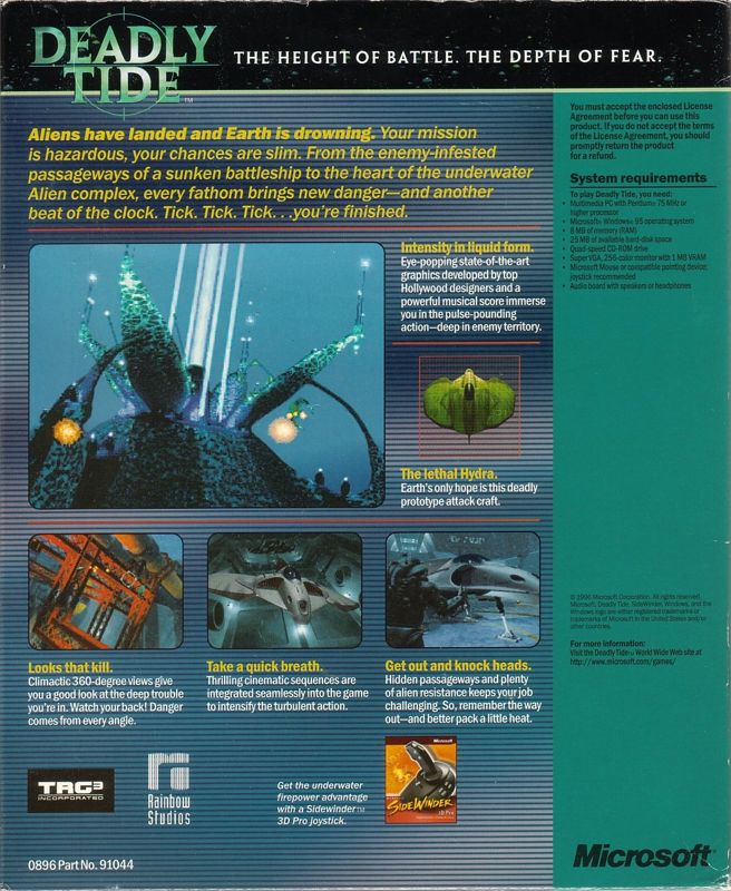 Deadly Tide — box-2D-back (WOR)