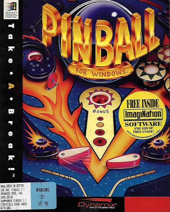 Take a Break! Pinball box art
