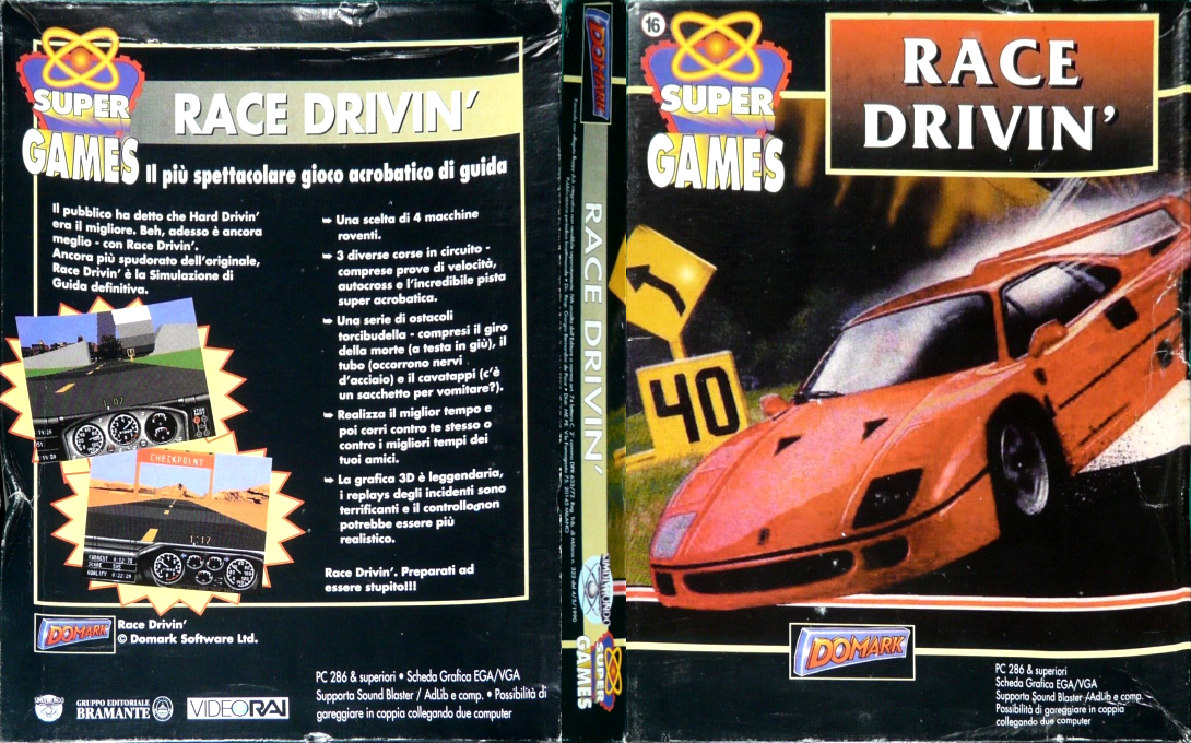 Race Drivin' — box-texture (IT)
