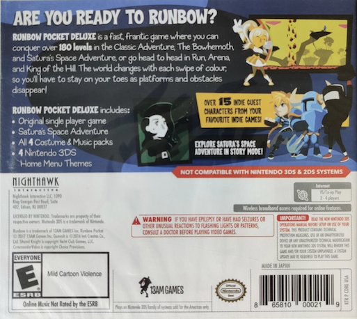 Runbow Pocket — box-2D-back (US)