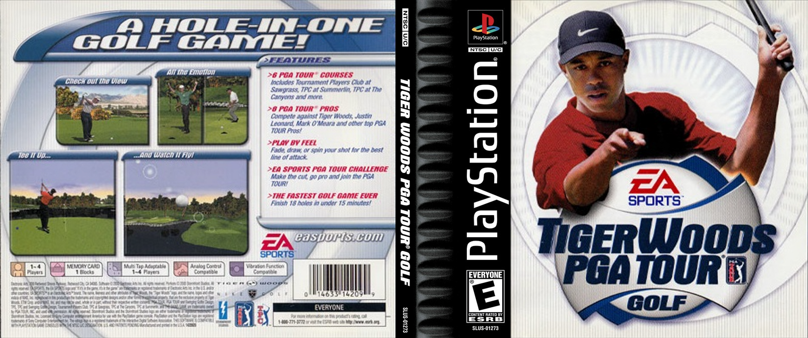 Tiger Woods Pga Tour Golf — box-texture (US)
