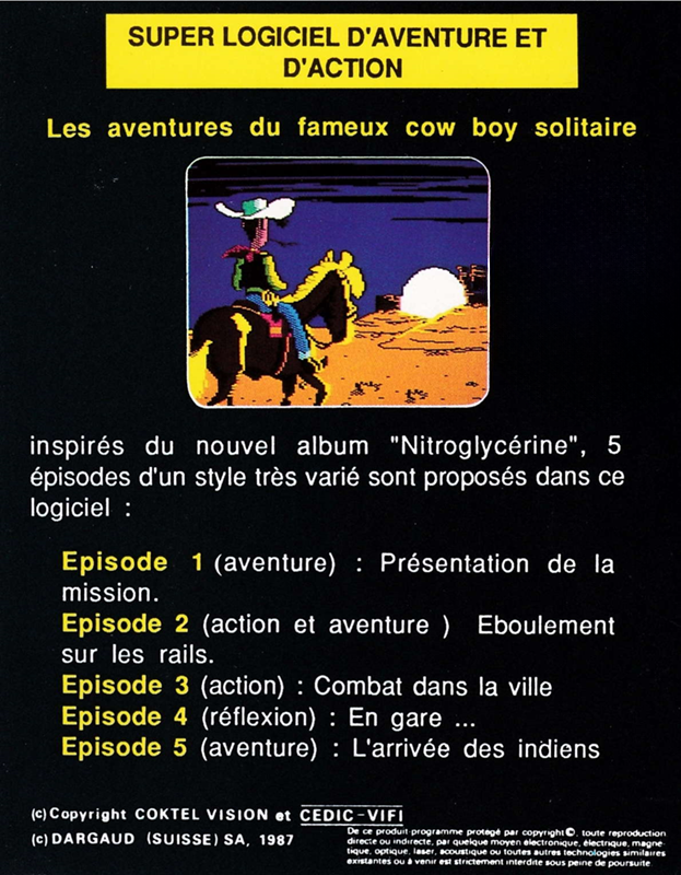 Lucky Luke - Nitroglycérine — box-2D-back (FR)