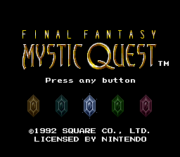 Mystic Quest Legend — sstitle (WOR)