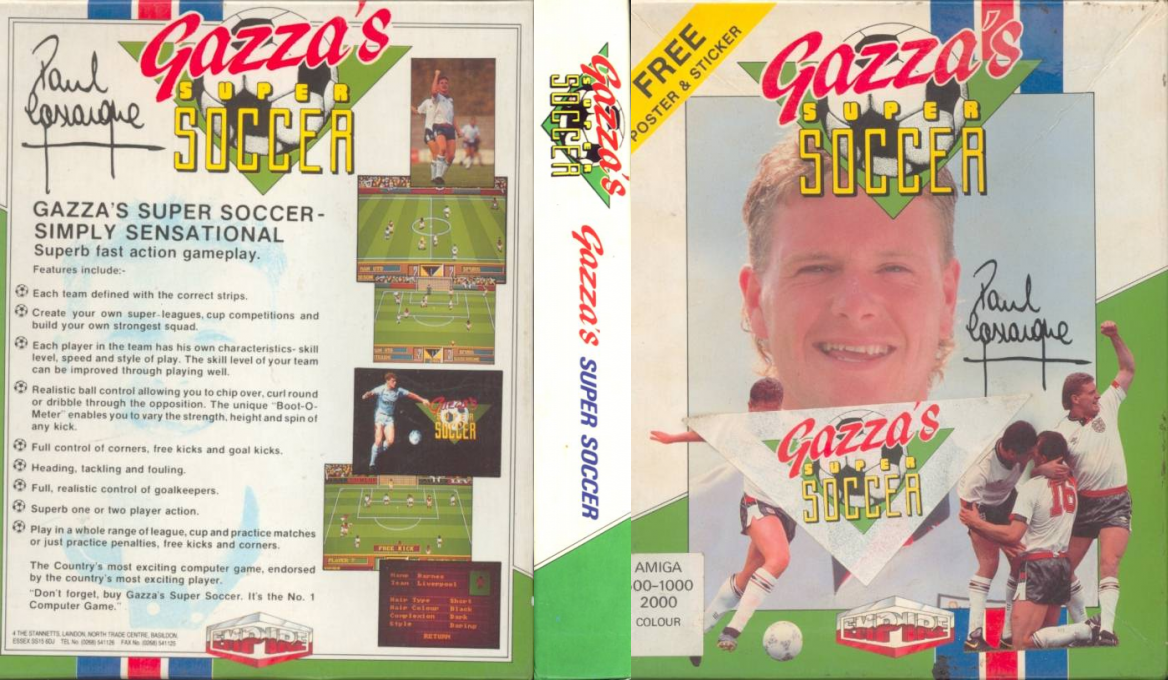 Gazza's Super Soccer — box-texture (EU)