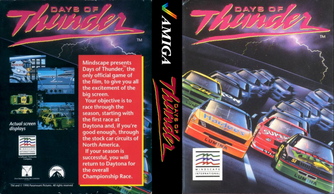 Days of Thunder — box-texture (EU)