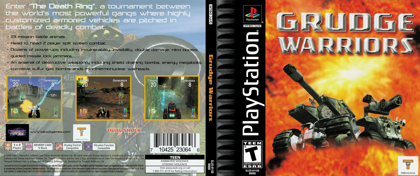 Grudge Warriors — box-texture (US)