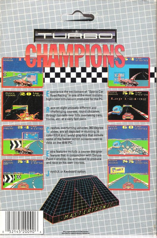Turbo Champions — box-2D-back (US)