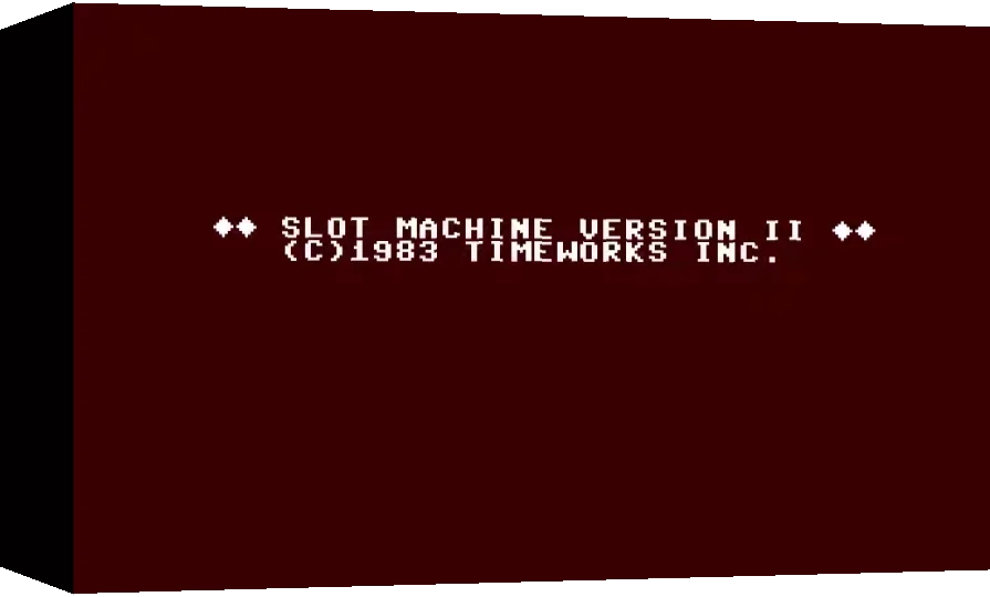 Slot Machine Version II — box-3D (WOR)