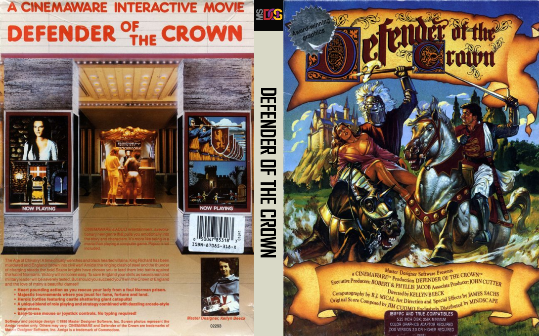 Defender Of The Crown — box-texture (US)