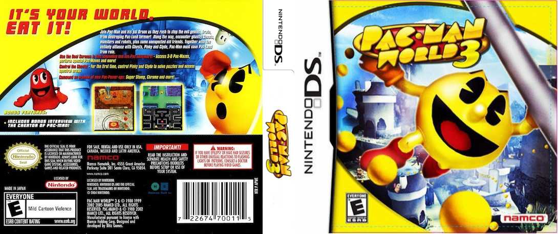 Pac-Man World 3 — box-texture (US)