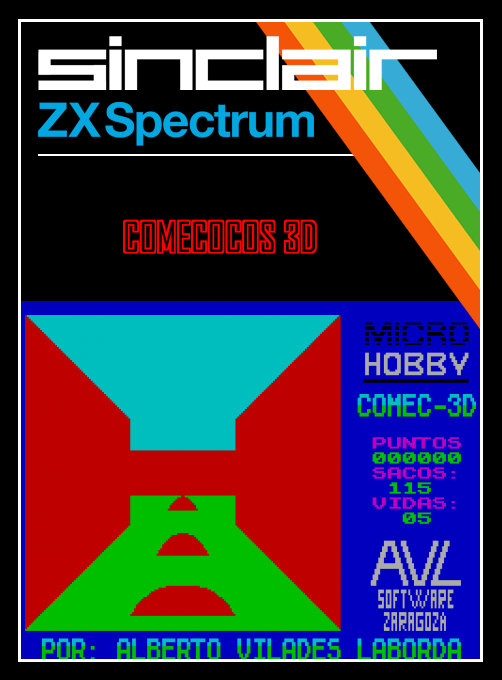 Comecocos 3d box art