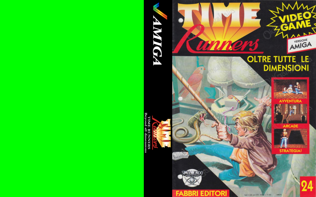 Time Runners 24 - Beyond all Dimensions — box-texture (IT)
