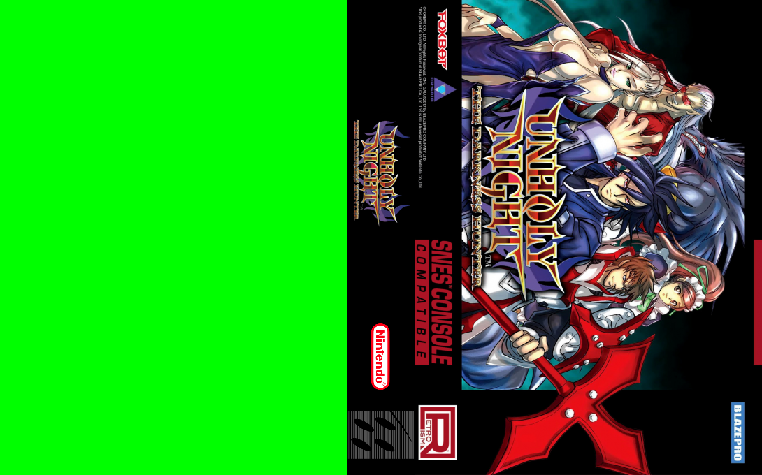 Unholy Night The Darkness Hunter — box-texture (US)