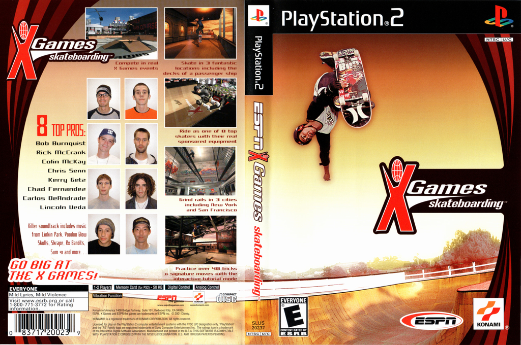 X-games - Skateboarding — box-texture (US)