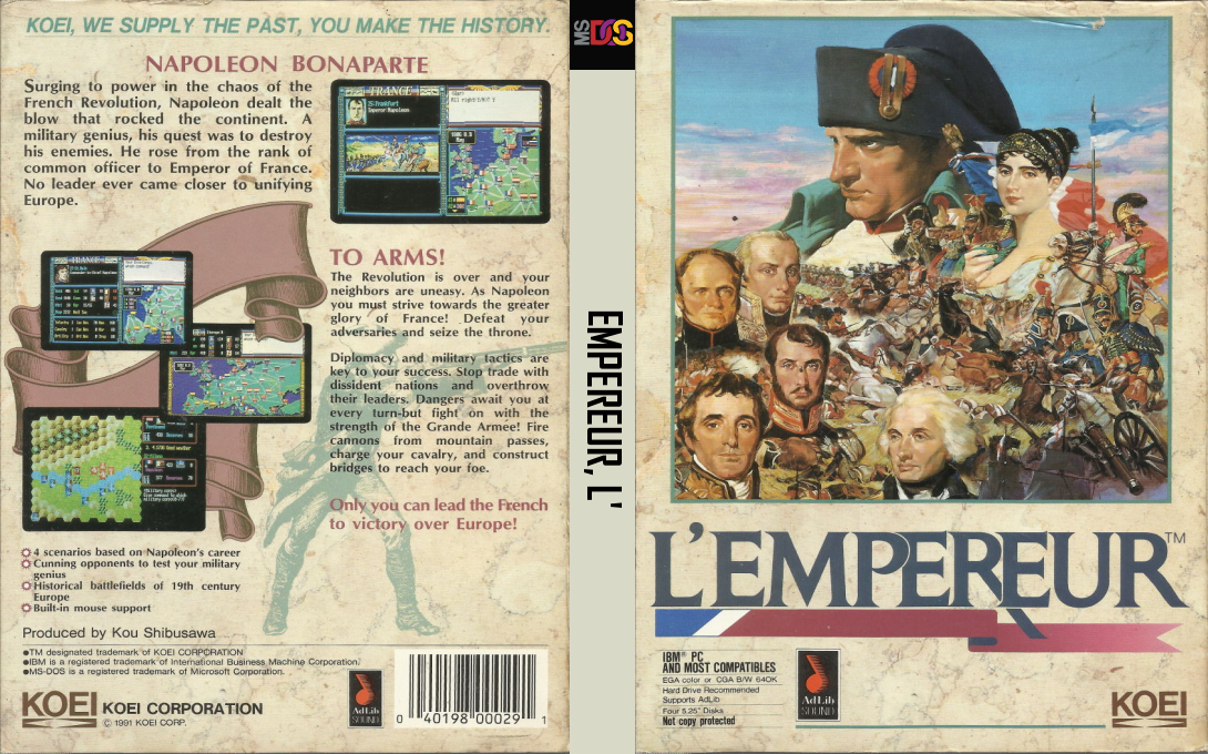 L'Empereur Napoleon 1 — box-texture (US)