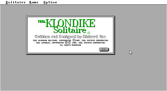 TEGL Klondike Solitaire box art