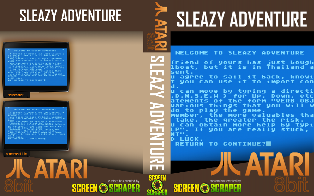 Sleazy Adventure — box-texture (SS)