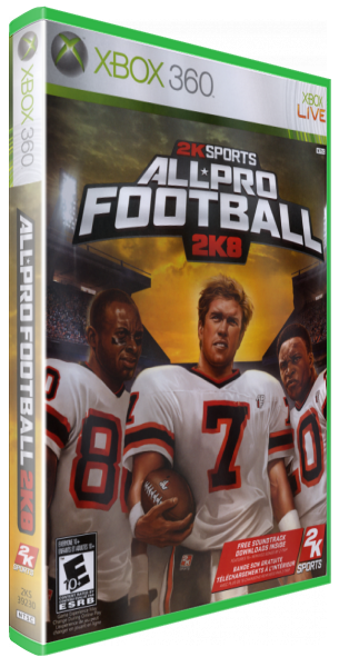 All-pro Football 2k8 — box-3D (CA)