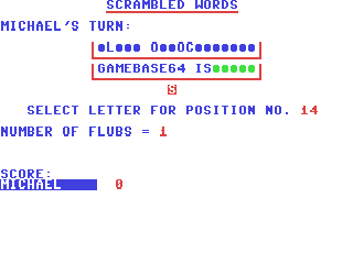 Scrambled Words — ss (WOR)