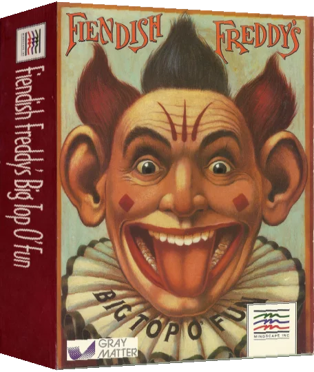 Fiendish Freddy's Big Top O' Fun — box-3D (US)
