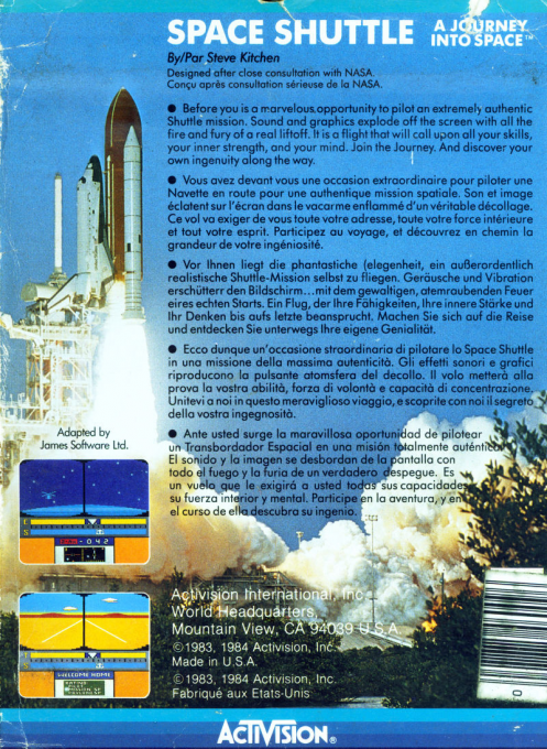 Space Shuttle - A Journey Into Space — box-2D-back (EU)