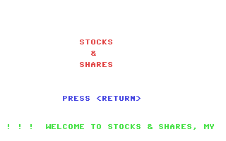 Stocks & Shares — sstitle (WOR)