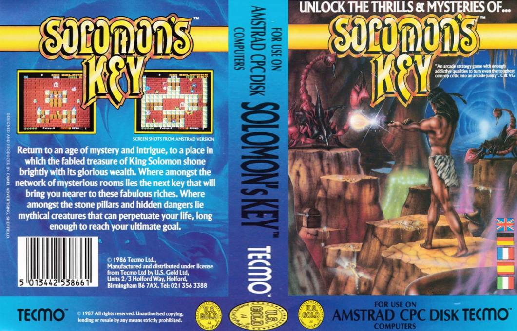 Solomon's Key — box-texture (EU)