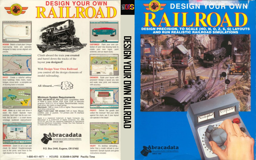 Design Your Own Railroad — box-texture (US)