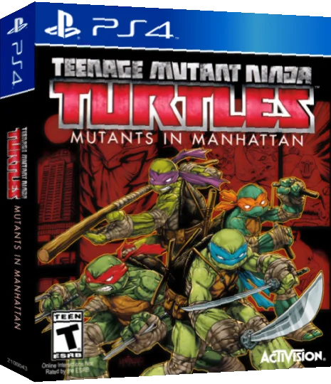 Teenage Mutant Ninja Turtles - Mutants in Manhattan — box-3D (US)