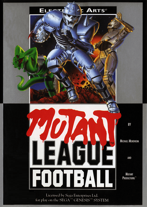 Mutant League Football box art