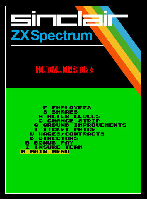 Football Director II — box-2D (SS)